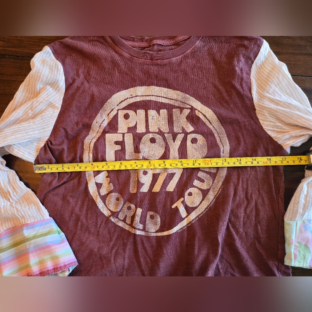 Upcycled Pink Floys Tunic - Picture 3 of 3